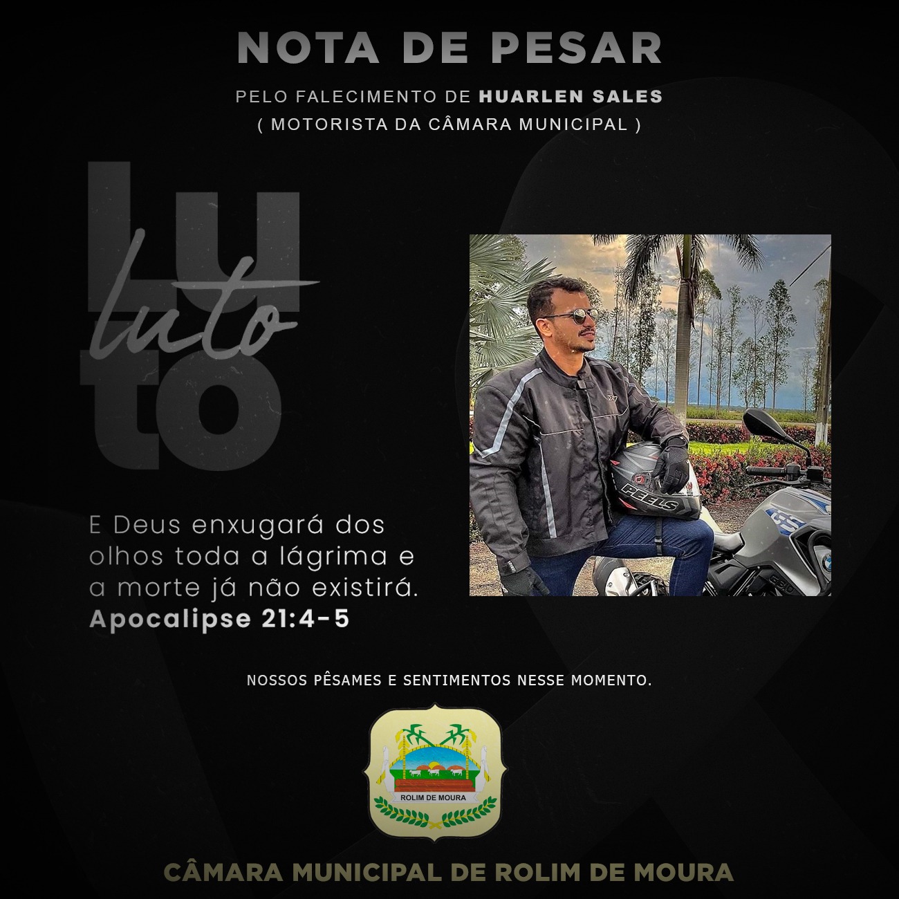 NOTA DE PESAR